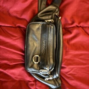 Black Leather Men's Bag